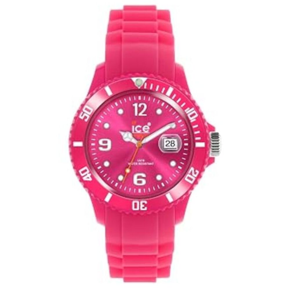 Ice Men's Sili forever Pink Dial Watch - SS.FP.B.S.11